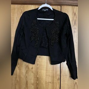 Forever 21 black cropped cardigan